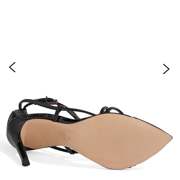 Schutz Pamela Patent Stiletto Heel Sandals - Picture 4 of 5